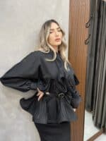 ⁦שמלת ארמני שחורה⁩ – תמונה ⁦9⁩