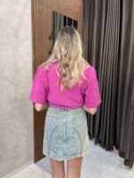⁦חצאית מיני ג׳ינס⁩ – תמונה ⁦6⁩