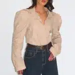 חולצת שרין קאמל