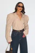 חולצת שרין קאמל