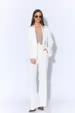 ⁦ISABELLA חליפת מכנסיים נסיה -לבן⁩ – תמונה ⁦2⁩