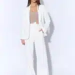ISABELLA חליפת מכנסיים נסיה -לבן