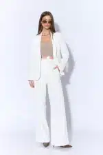 ISABELLA חליפת מכנסיים נסיה -לבן