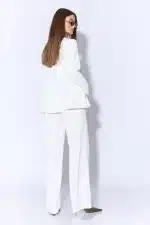 ⁦ISABELLA חליפת מכנסיים נסיה -לבן⁩ – תמונה ⁦4⁩