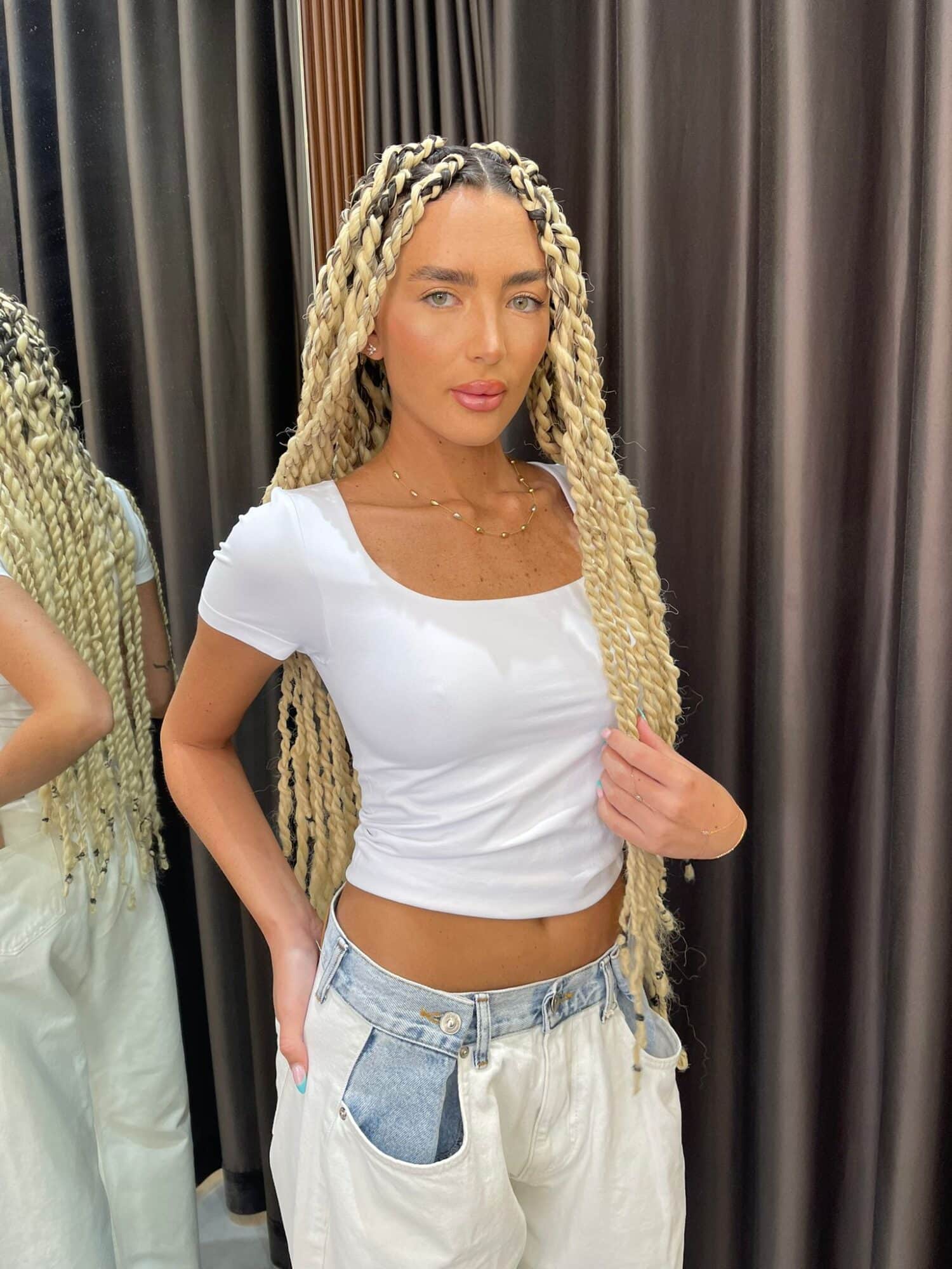 ⁦טישרט בייס עגול צבעים⁩ – תמונה ⁦3⁩