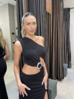 ⁦שמלת אמילי שחורה⁩ – תמונה ⁦3⁩