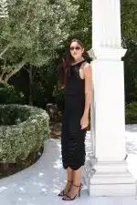 ⁦שמלת ערב נדין שחורה⁩ – תמונה ⁦4⁩