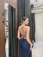 ⁦FAVOLA שמלת ערב אורה כחולה⁩ – תמונה ⁦3⁩