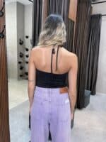 ⁦טופ קולר שרוכים שחור⁩ – תמונה ⁦2⁩