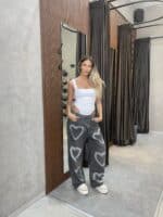 ⁦TIAGO-מכנס גינס אלבי שחור⁩ – תמונה ⁦5⁩