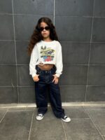 TIAGO KIDS- גינס ארי בלו ווש ילדות