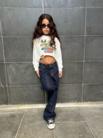 ⁦TIAGO KIDS- גינס ארי בלו ווש ילדות⁩ – תמונה ⁦4⁩