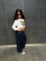 ⁦TIAGO KIDS- גינס ארי בלו ווש ילדות⁩ – תמונה ⁦3⁩