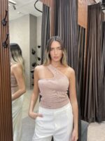 ⁦גופית ריב כתף אחת צבעים⁩ – תמונה ⁦2⁩