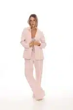 ⁦ISABELLA-חליפת מכנסיים נסיה ורודה⁩ – תמונה ⁦2⁩