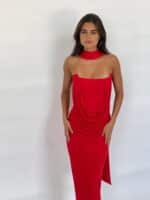 ⁦שמלת ערב נקסוס אדומה⁩ – תמונה ⁦2⁩