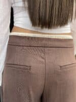 ⁦מכנס בוקסינג קרושה חום⁩ – תמונה ⁦2⁩