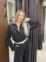 ⁦GOVANA חליפת טיירון שחורה⁩ – תמונה ⁦8⁩