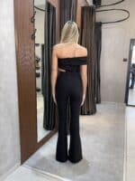 ⁦FAV-אוברול ריטה טבעות שחור⁩ – תמונה ⁦3⁩