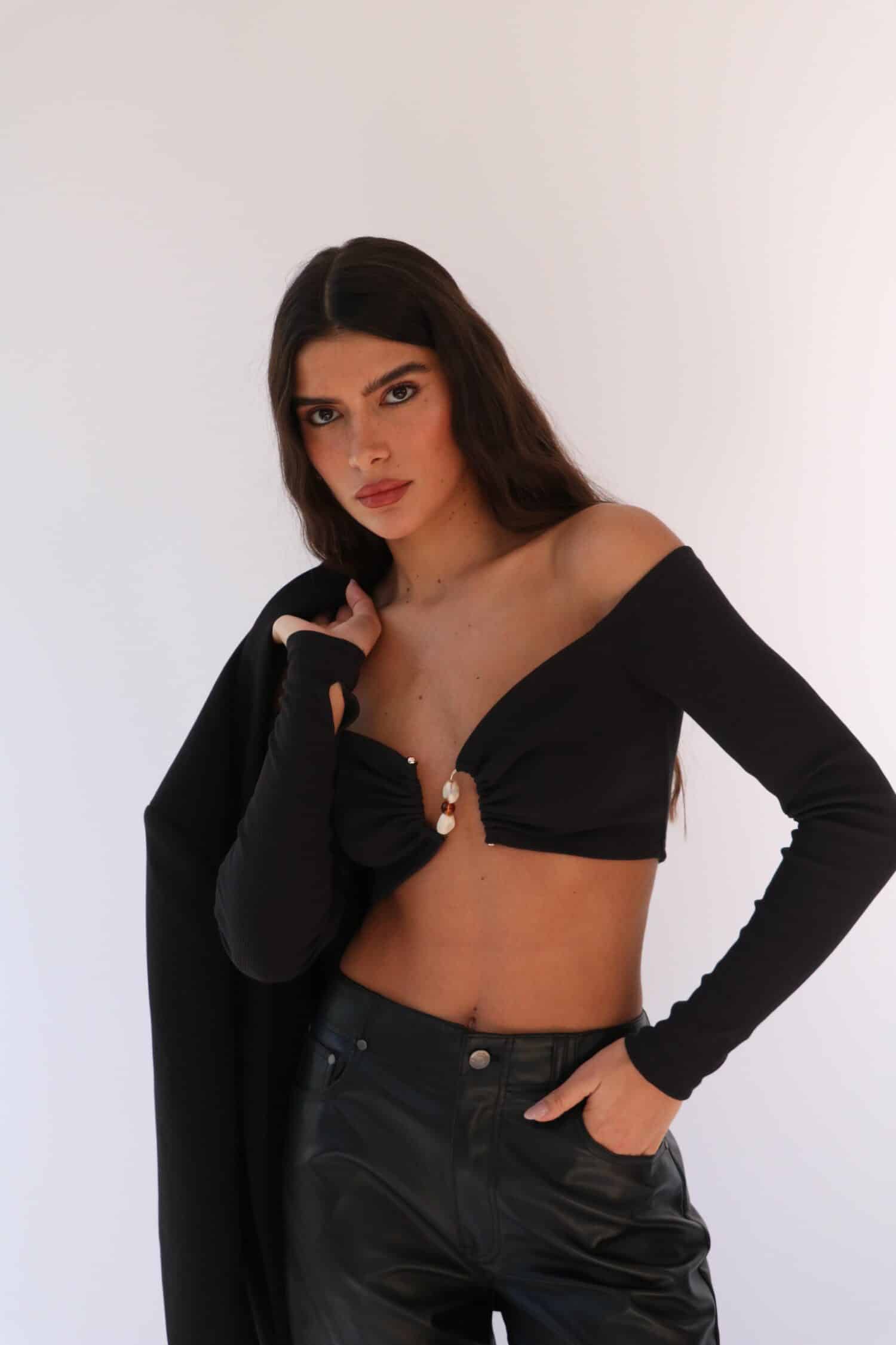 ⁦BAT7 טופ אבזם הלני -צבעים⁩ – תמונה ⁦12⁩