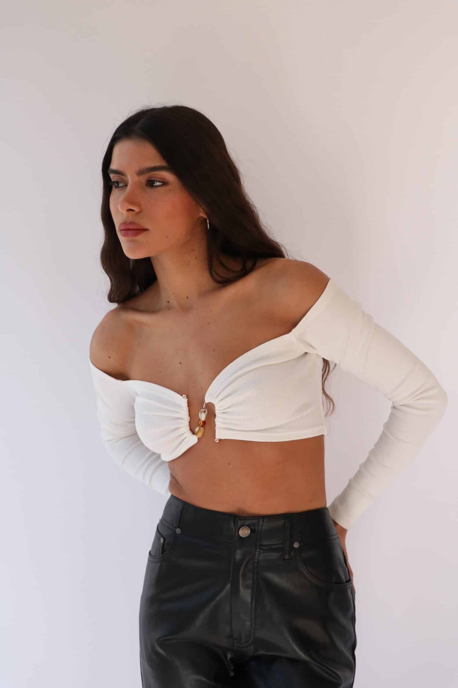 ⁦BAT7 טופ אבזם הלני -צבעים⁩ – תמונה ⁦6⁩