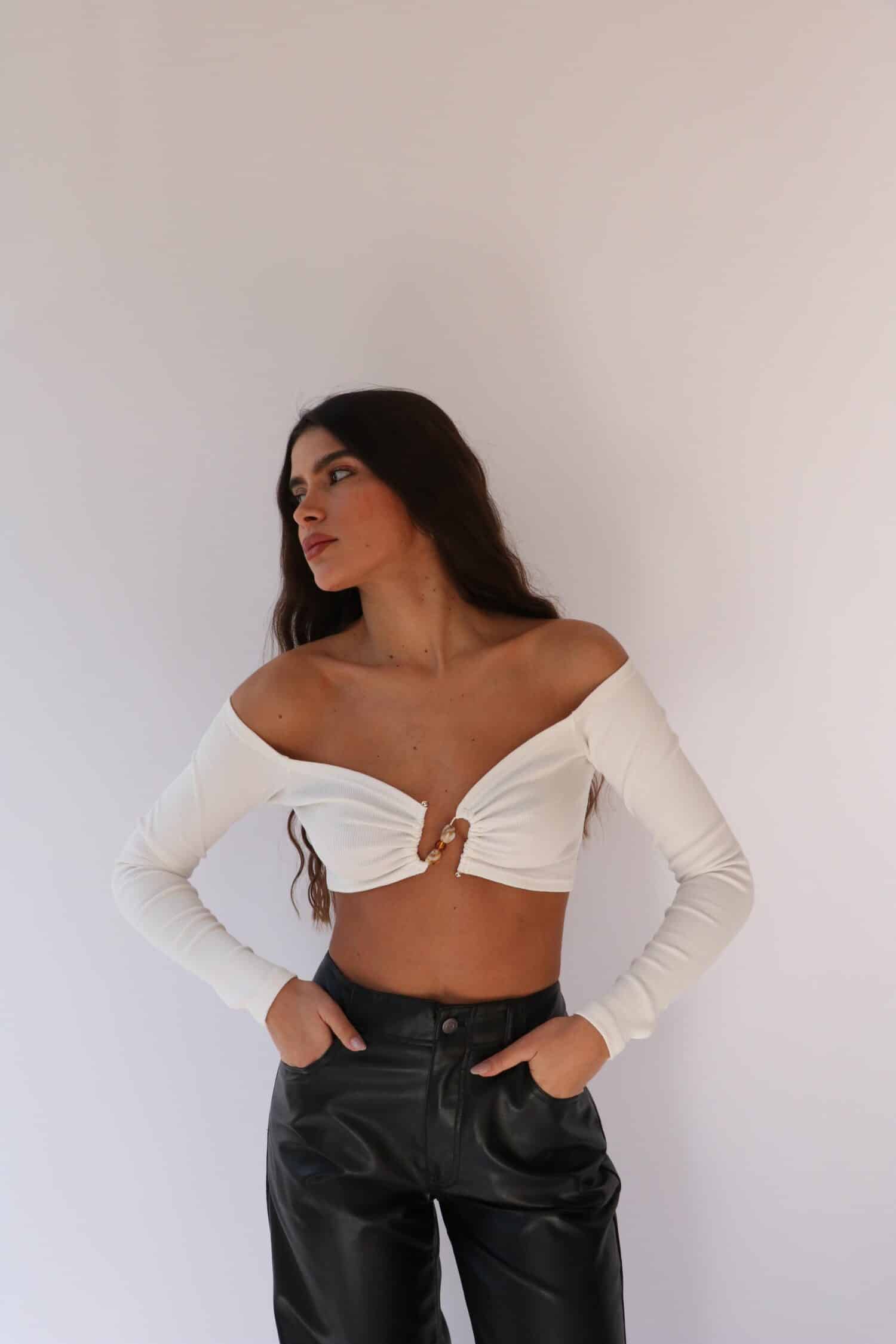 ⁦BAT7 טופ אבזם הלני -צבעים⁩ – תמונה ⁦7⁩