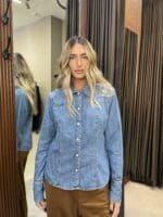 ⁦חולצה מכופתרת - גינס WRANGLER⁩ – תמונה ⁦5⁩