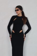 ⁦שמלת דייזי שחורה⁩ – תמונה ⁦2⁩