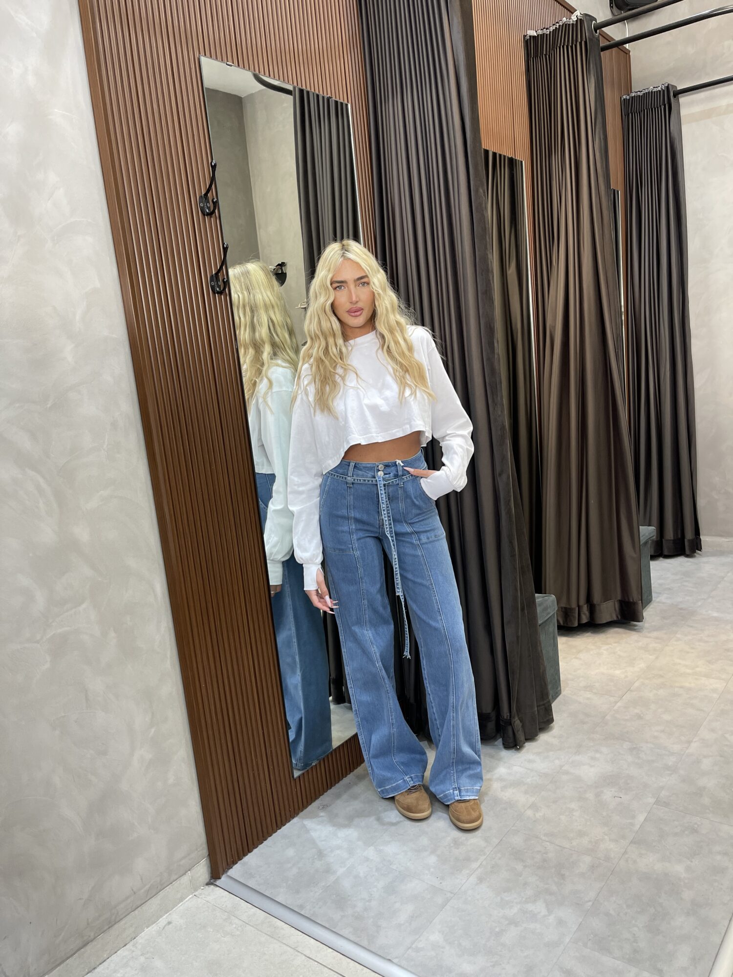 ⁦VERVET-OLIVIA WIDE LEG⁩ – תמונה ⁦4⁩
