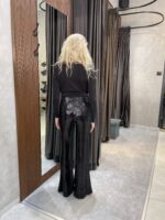 ⁦FAV- מכנס פייאטים מתרחב שחור⁩ – תמונה ⁦4⁩