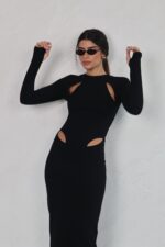 ⁦שמלת דייזי שחורה⁩ – תמונה ⁦7⁩