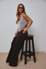 ⁦Nurit-חולצת סטפי- אפור⁩ – תמונה ⁦4⁩
