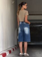 ⁦TIAGO - ג'ינס ברמודה דניאל כהה⁩ – תמונה ⁦3⁩