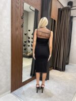 ⁦FAV- שמלת גנזי שחורה⁩ – תמונה ⁦6⁩