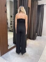 ⁦FAV- אוברול ערב סטרפלס שחור⁩ – תמונה ⁦5⁩