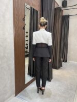 ⁦FAV חליפת מכנסים לבן שחור רשת⁩ – תמונה ⁦5⁩