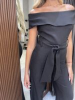 ⁦ISABELLA-אוברול ערב מונקו שחור⁩ – תמונה ⁦5⁩