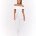 ISABELLA-אוברול ערב מונקו לבן