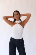 BAT7 טופ מוניקה ורוד בייבי