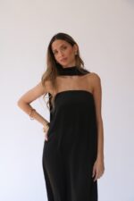 ⁦BAT7 שמלת מודין שחורה⁩ – תמונה ⁦4⁩