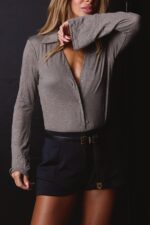 NURIT KIMHI- חולצת פביאנו בז' ווש