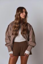 ⁦NURIT KIMHI- שורט RELY חום⁩ – תמונה ⁦2⁩