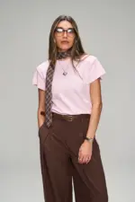 ⁦TIAGO - מכנס אסתל חום⁩ – תמונה ⁦4⁩