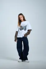 ⁦TIAGO - חולצת מיכאל לבנה⁩ – תמונה ⁦3⁩