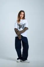 ⁦TIAGO - חולצת מיכאל לבנה⁩ – תמונה ⁦2⁩