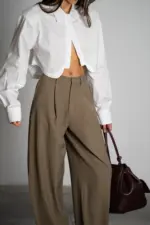 ⁦GOVANA מכנסי טיזר חאקי⁩ – תמונה ⁦2⁩