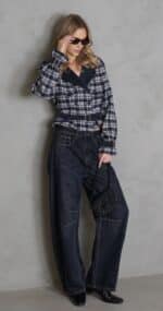 ⁦ANTIGO - מכנס גינס DARK BLUE⁩ – תמונה ⁦2⁩