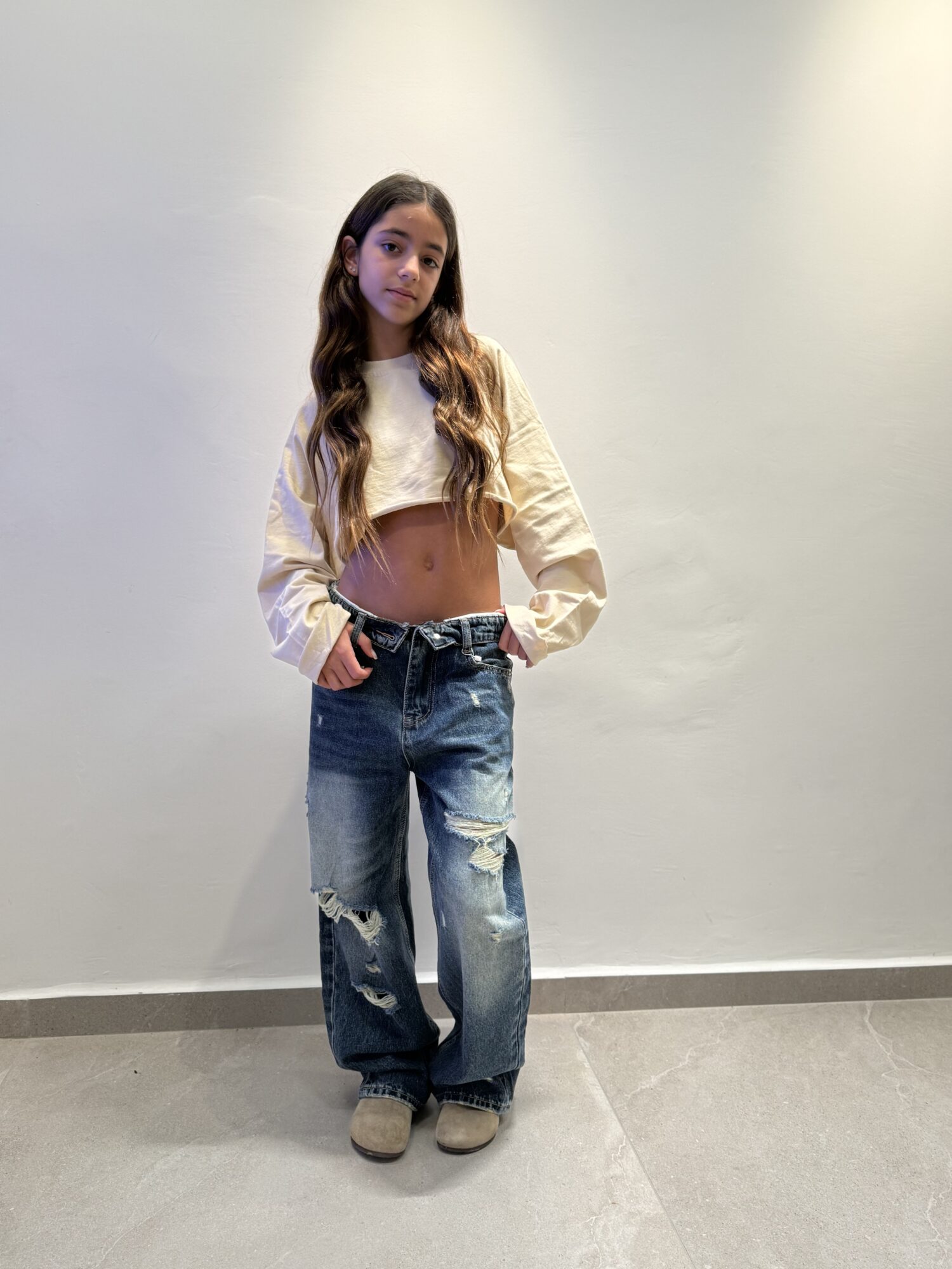 ⁦TIAGO KIDS-מכנס גינס שליו כהה⁩ – תמונה ⁦5⁩