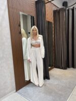 ⁦LUMINA - מכנס סולי מחויט שמנת⁩ – תמונה ⁦3⁩