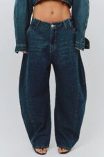 NURIT KIMHI - ג'ינס Z19 CULOTTE HIGH-WAIST